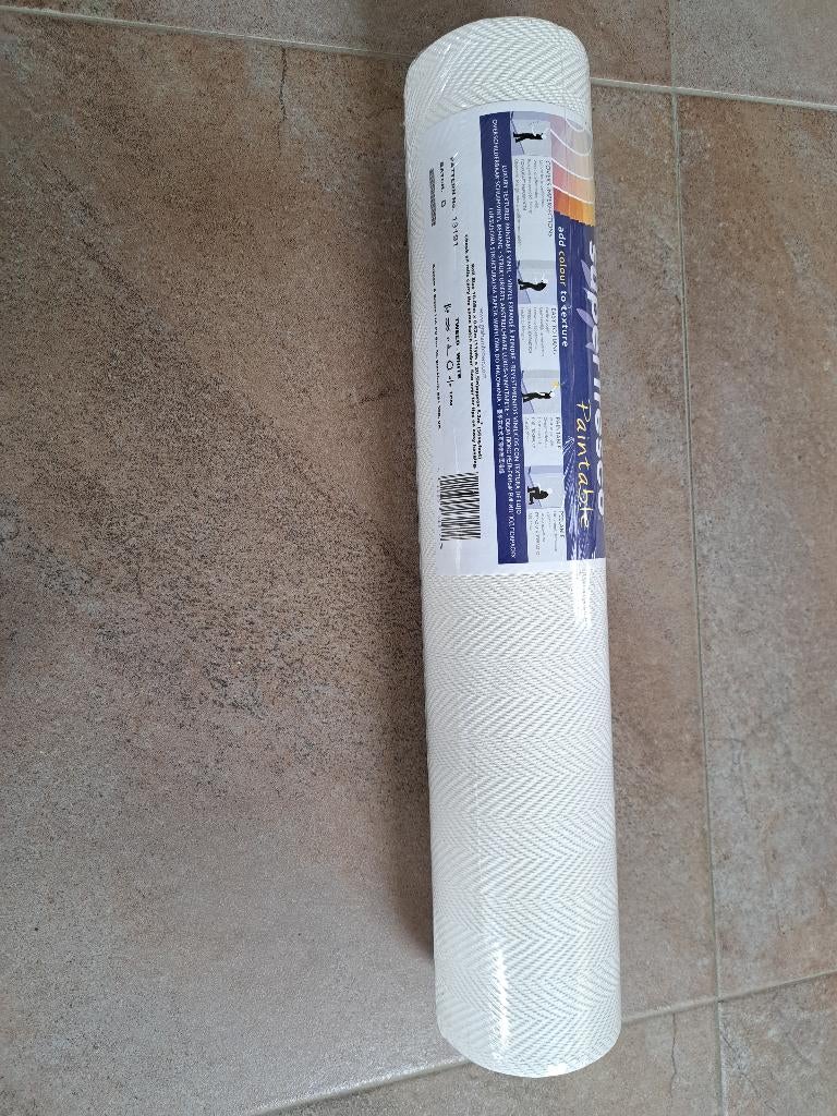 Behang superfresco, Ophalen of Verzenden, Minder dan 10 m², Wit