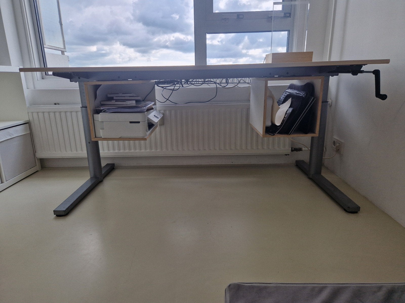 Gispen sta/zit tafel, Huis en Inrichting, Ophalen, Gebruikt