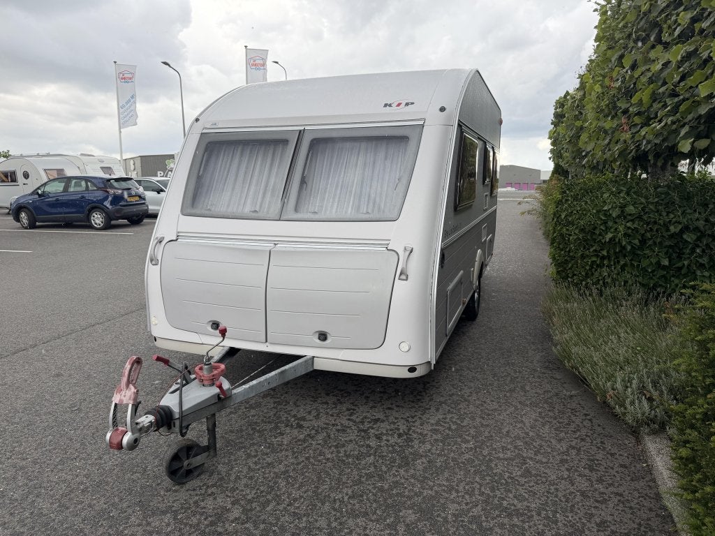 Kip Grey Line Special 44 TDB verkocht, Caravans en Kamperen, Caravans, Standaardzit, Kip, Bedrijf, Schokbreker
