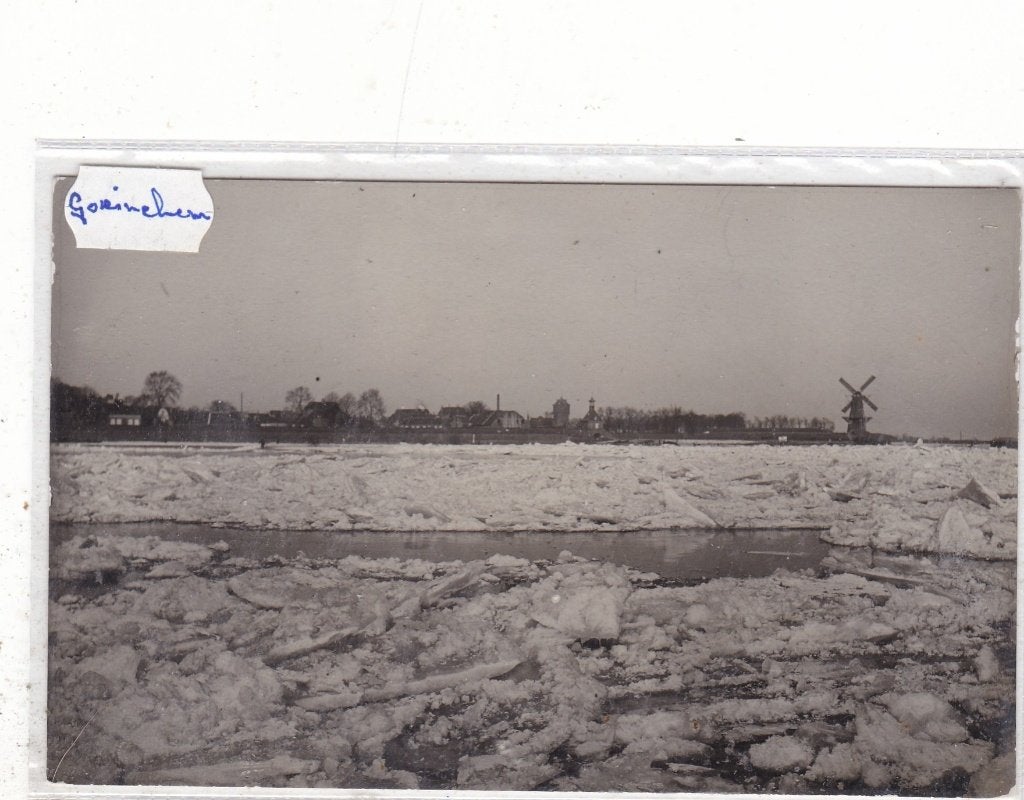 Gorinchem-Gezicht op Gorinchem circa 1915 fotokaart, Verzenden, Voor 1920, Ongelopen, Zuid-Holland