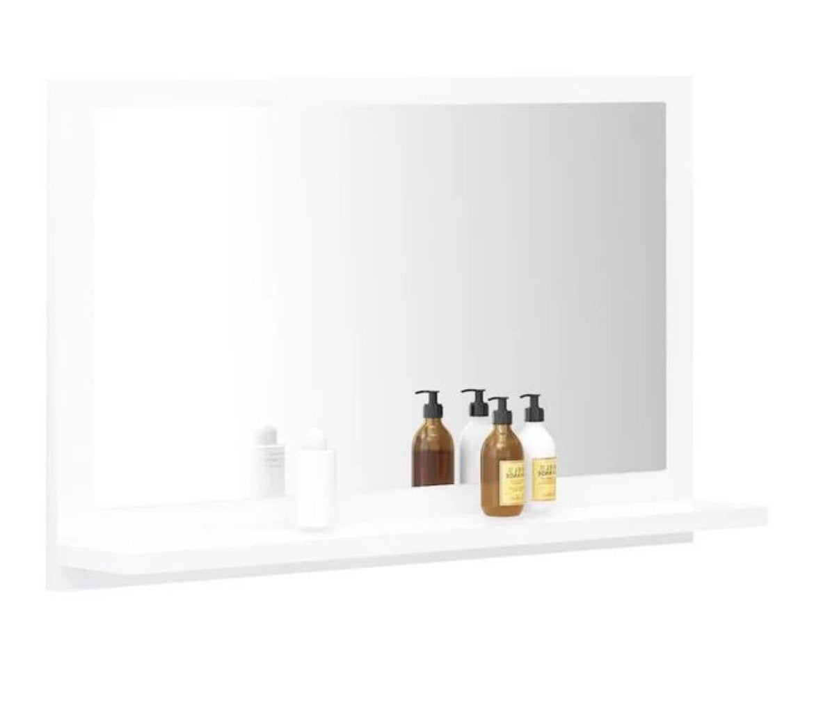 Bathroom mirror with shelf, Minder dan 50 cm, Ophalen of Verzenden, Zo goed als nieuw, Minder dan 100 cm