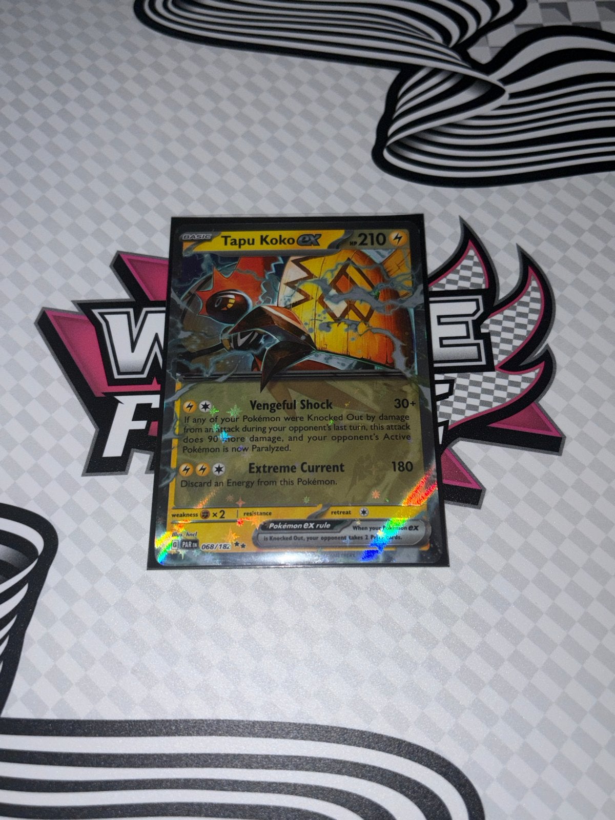 Tapu Koko GX Pokémon Kaart - 068/181, Ophalen of Verzenden, Zo goed als nieuw, Losse kaart