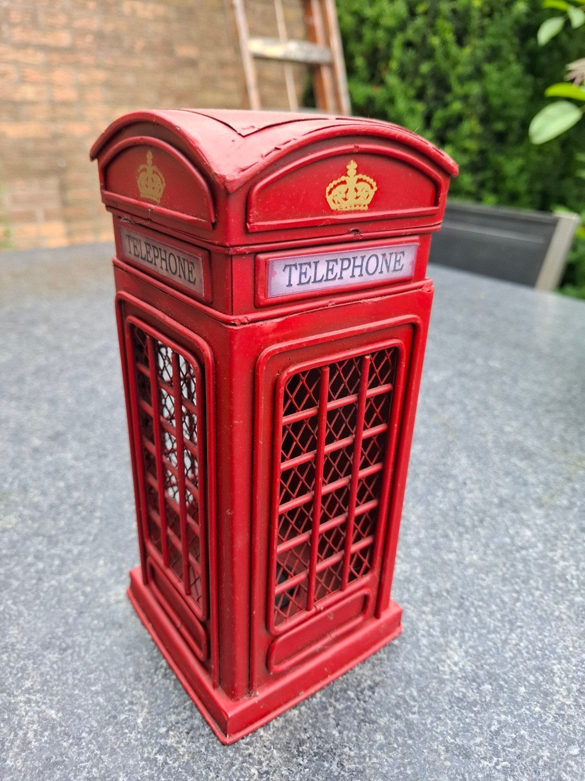 Moritz Blikken Spaarpot Telefooncel Engeland Rood Retro, Verzamelen, Spaarpotten, Ophalen of Verzenden