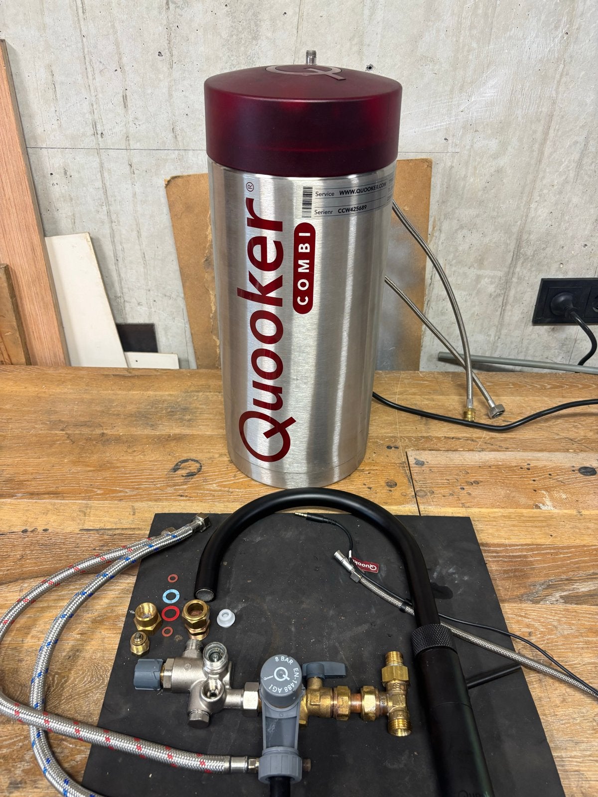 Quooker Combi boiler met aansluitset, Ophalen of Verzenden, Gebruikt