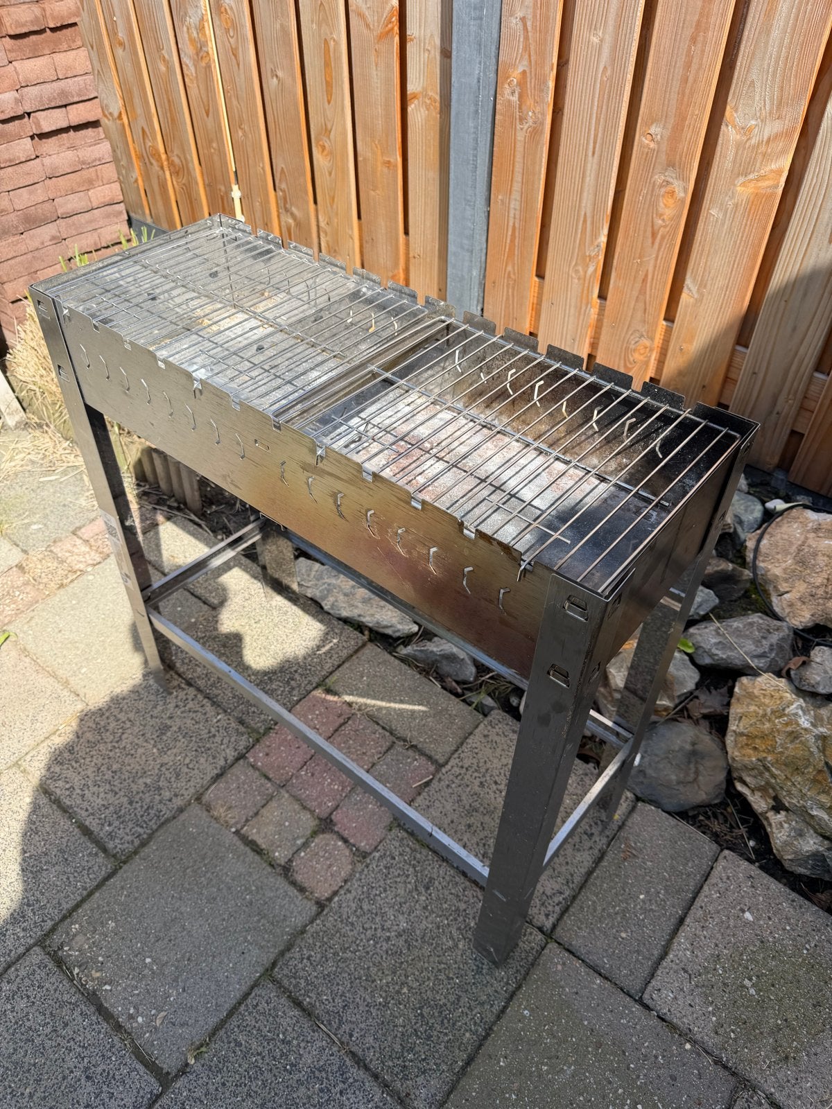 RVS Barbecue, Tuin en Terras, Ophalen, Gebruikt