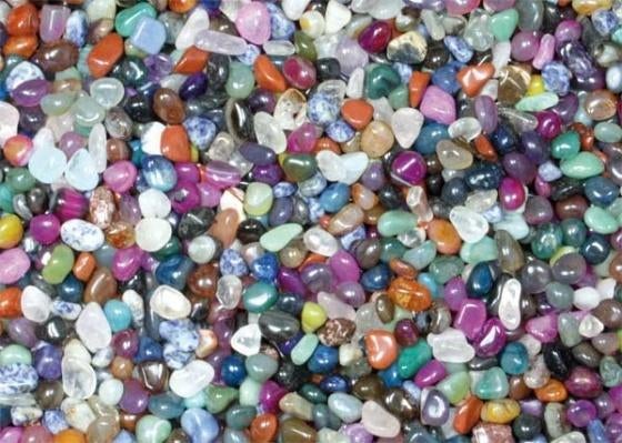 Trommelstenen mix Brazilië - 500 gram, Verzamelen, Mineralen en Fossielen, Ophalen of Verzenden, Mineraal