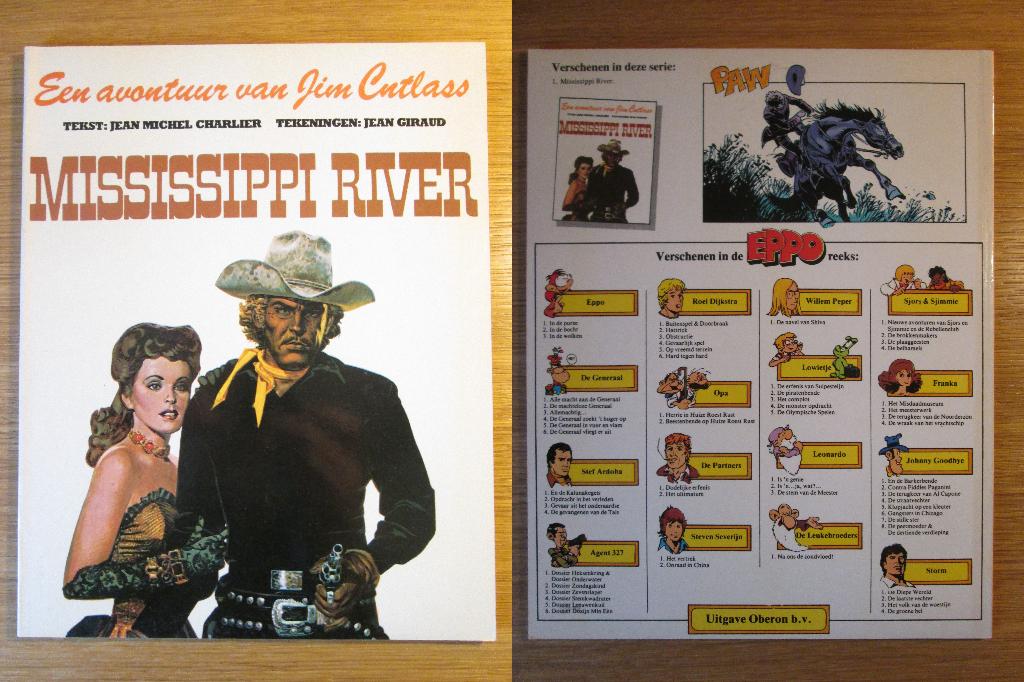 Jim Cutlass 1 - Mississippi river (SC), Boeken, Stripboeken, Zo goed als nieuw, Eén stripboek, Ophalen of Verzenden