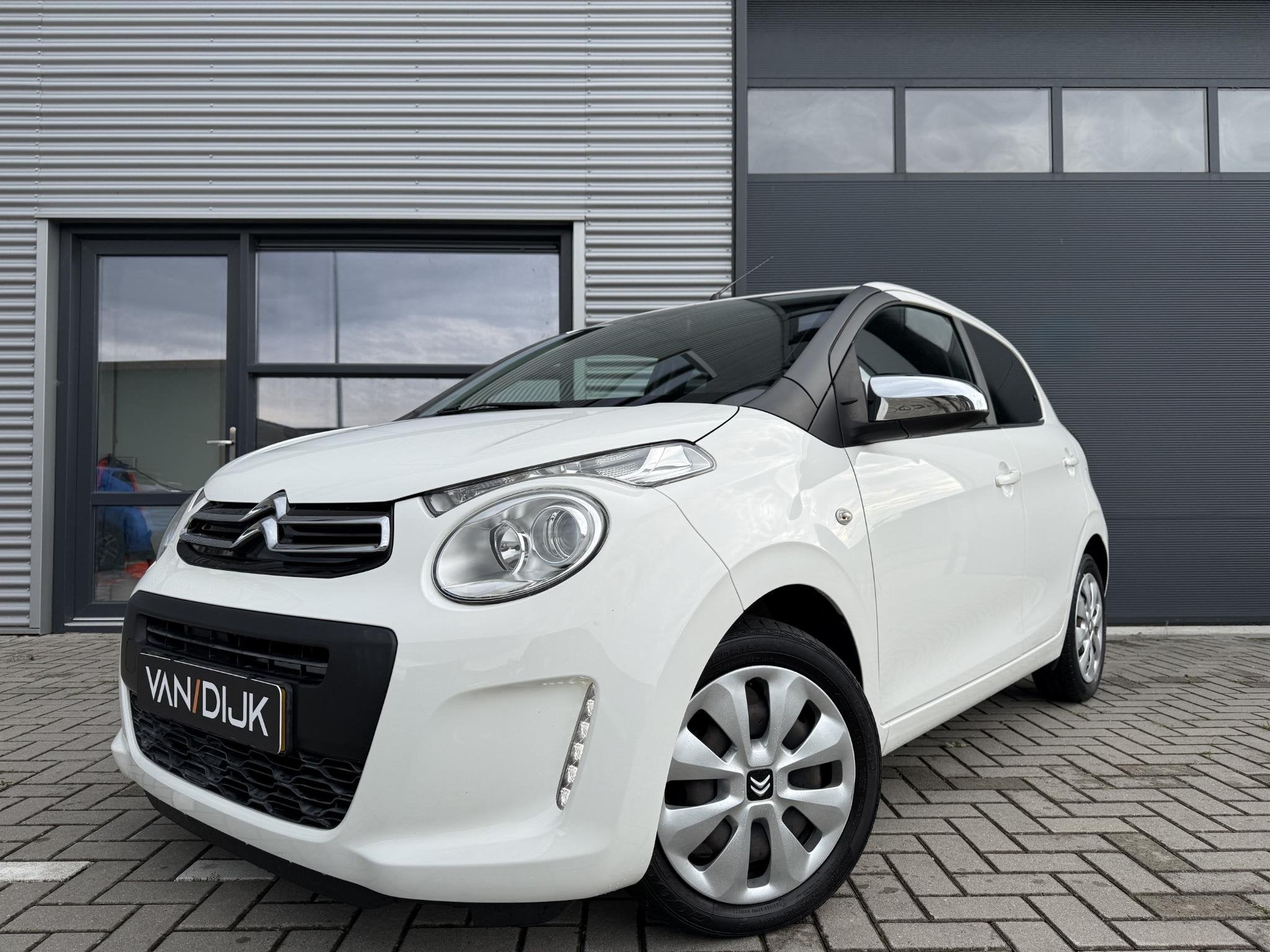 Citroen C1 1.0 VTi Feel ✓5-Deurs ✓LED ✓Airco ✓Blueto, Voorwielaandrijving, Stof, Gebruikt, Met garantie (alle)