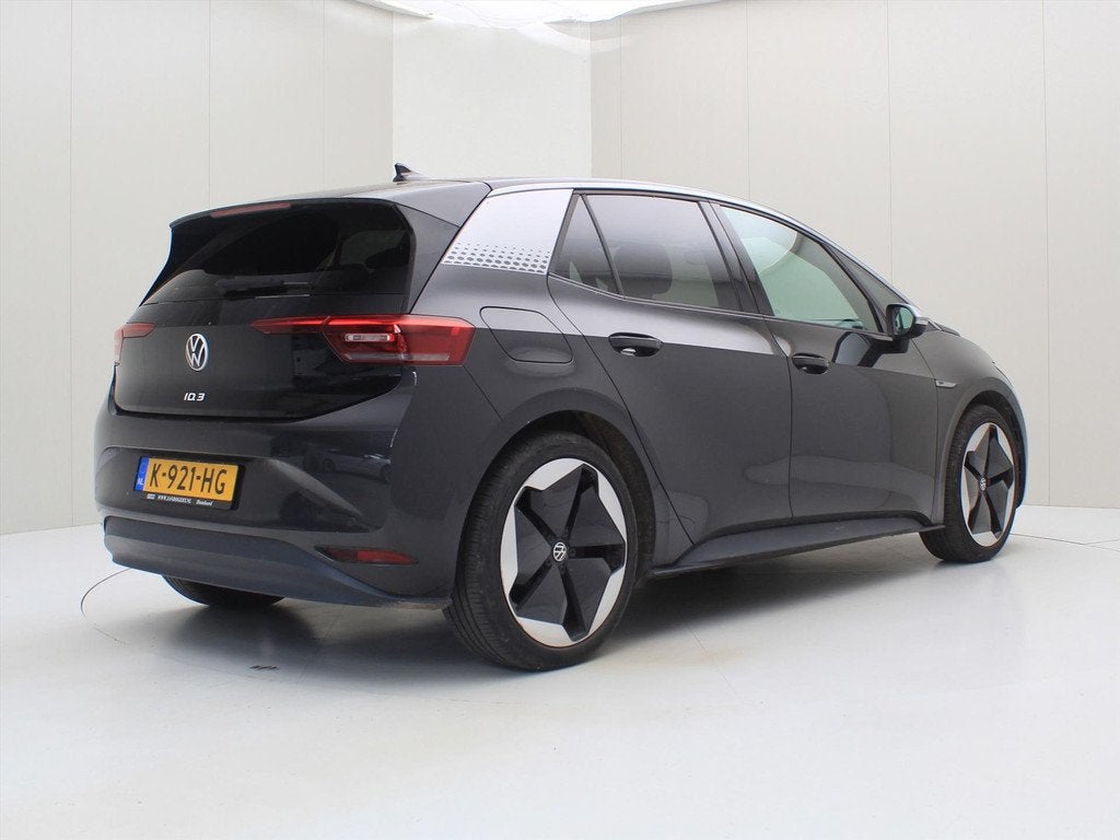 Volkswagen Id.3 58kWh 204pk 1ST Max 88% SoH [ PANO+CAMERA+20, Auto's, Volkswagen, 34 min, Zwart, 375 min, ID.3