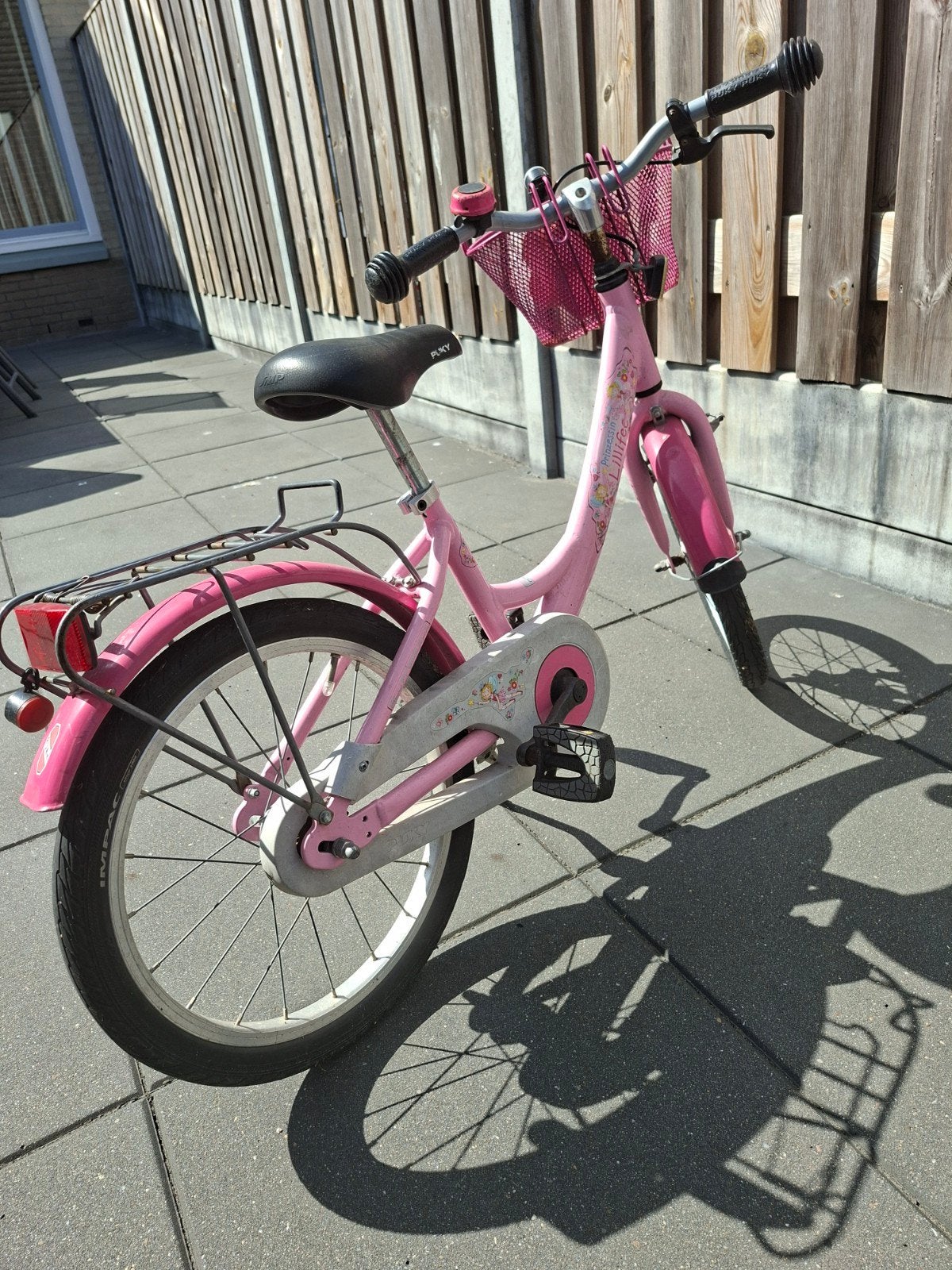 Puky Little Fee kinderfiets roze met mandje, Ophalen