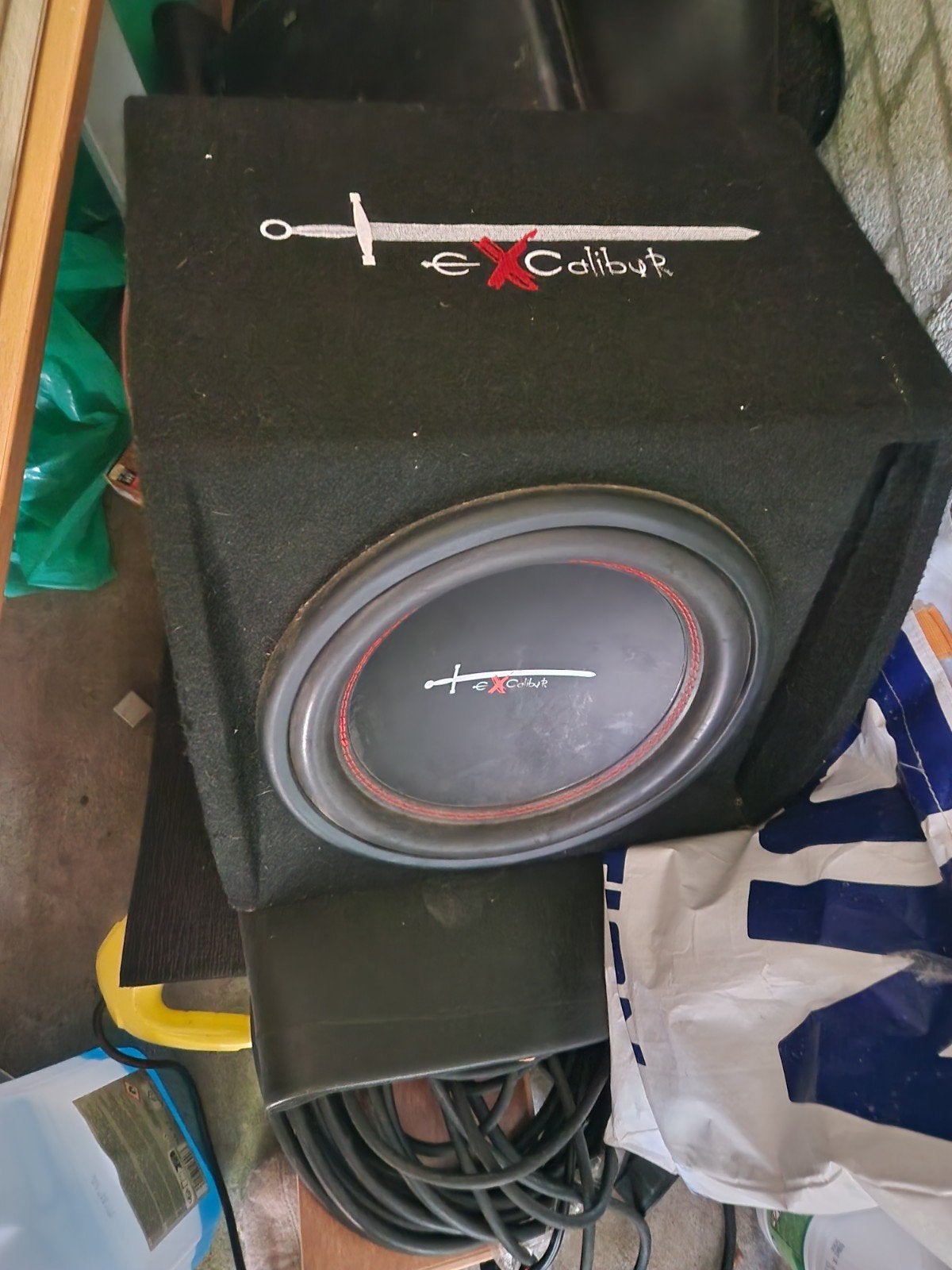 Excalibur Subwoofer in behuizing, Ophalen, Gebruikt