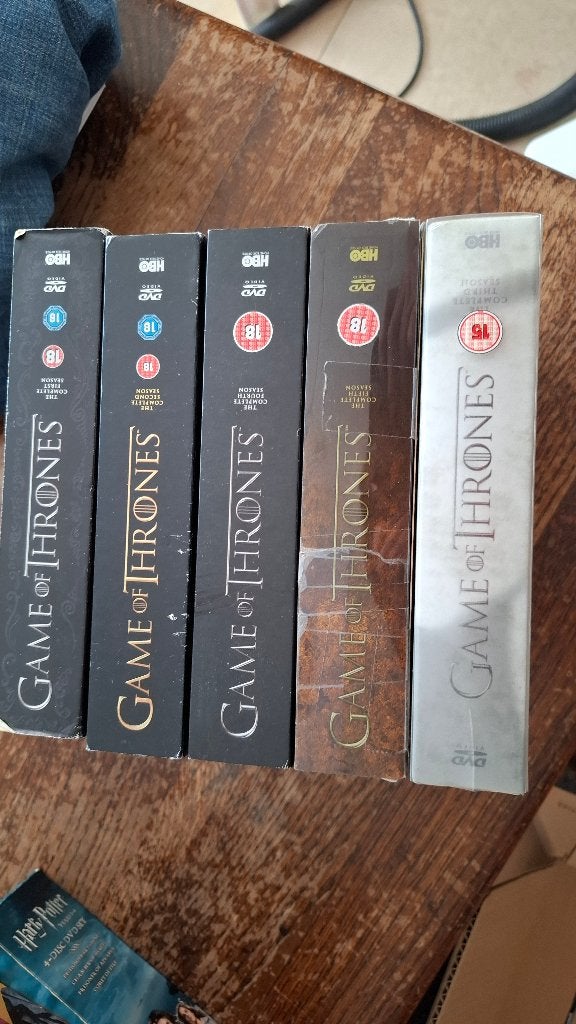 Game of Thrones complete 5 seasons dvd, Vanaf 16 jaar, Science Fiction en Fantasy, Ophalen of Verzenden, Zo goed als nieuw