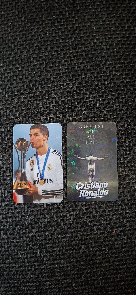Diverse trading cards Cristiano Ronaldo # Real / Man Utd (3), Ophalen of Verzenden, Nieuw, Buitenlandse clubs, Spelerskaart