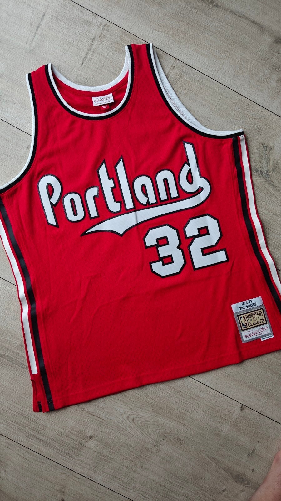 Bill Walton Portland Trail Blazers #32 1974-75 NBA jersey, Sport en Fitness, Basketbal, Ophalen of Verzenden, Kleding