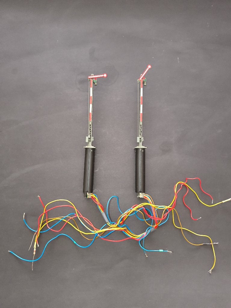 Viessmann 4500 2x Armseinen H0, Hobby en Vrije tijd, Modeltreinen | H0, Ophalen of Verzenden, Gebruikt, Gelijkstroom of Wisselstroom