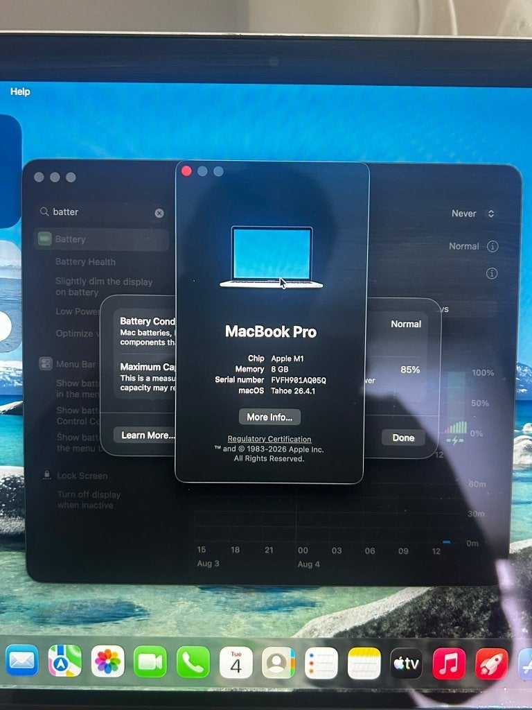 Te koop: MacBook Pro 13-inch (Apple M1, 8 GB, 256 GB SSD), MacBook Pro, 256 GB, Qwerty, 8 GB