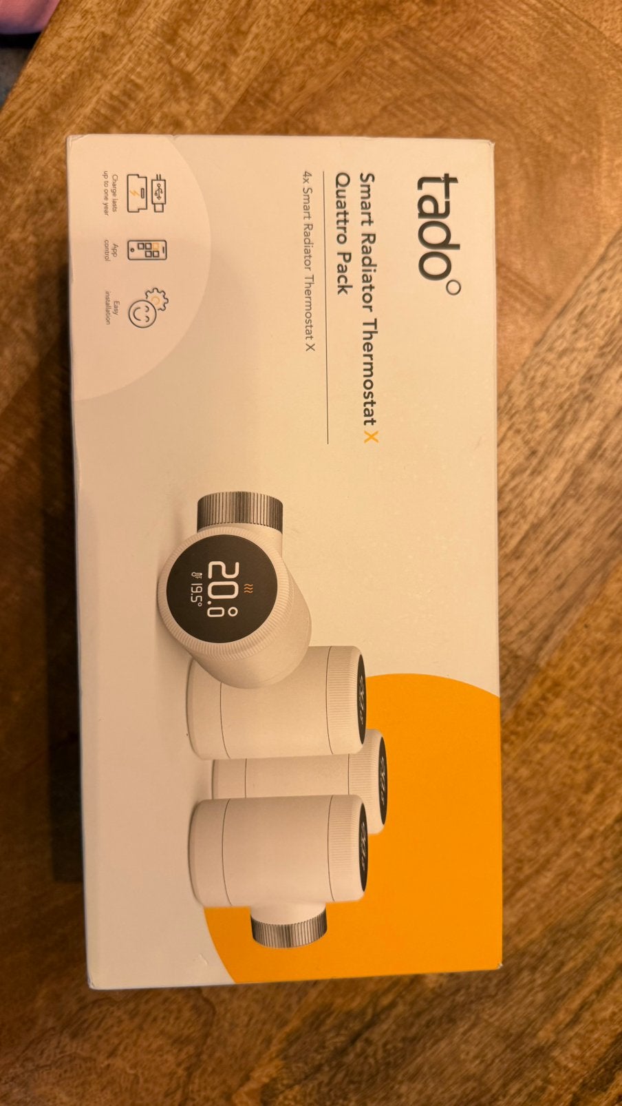 Tado quattro pack radiatorknop X + Bridge X, Ophalen of Verzenden, Nieuw