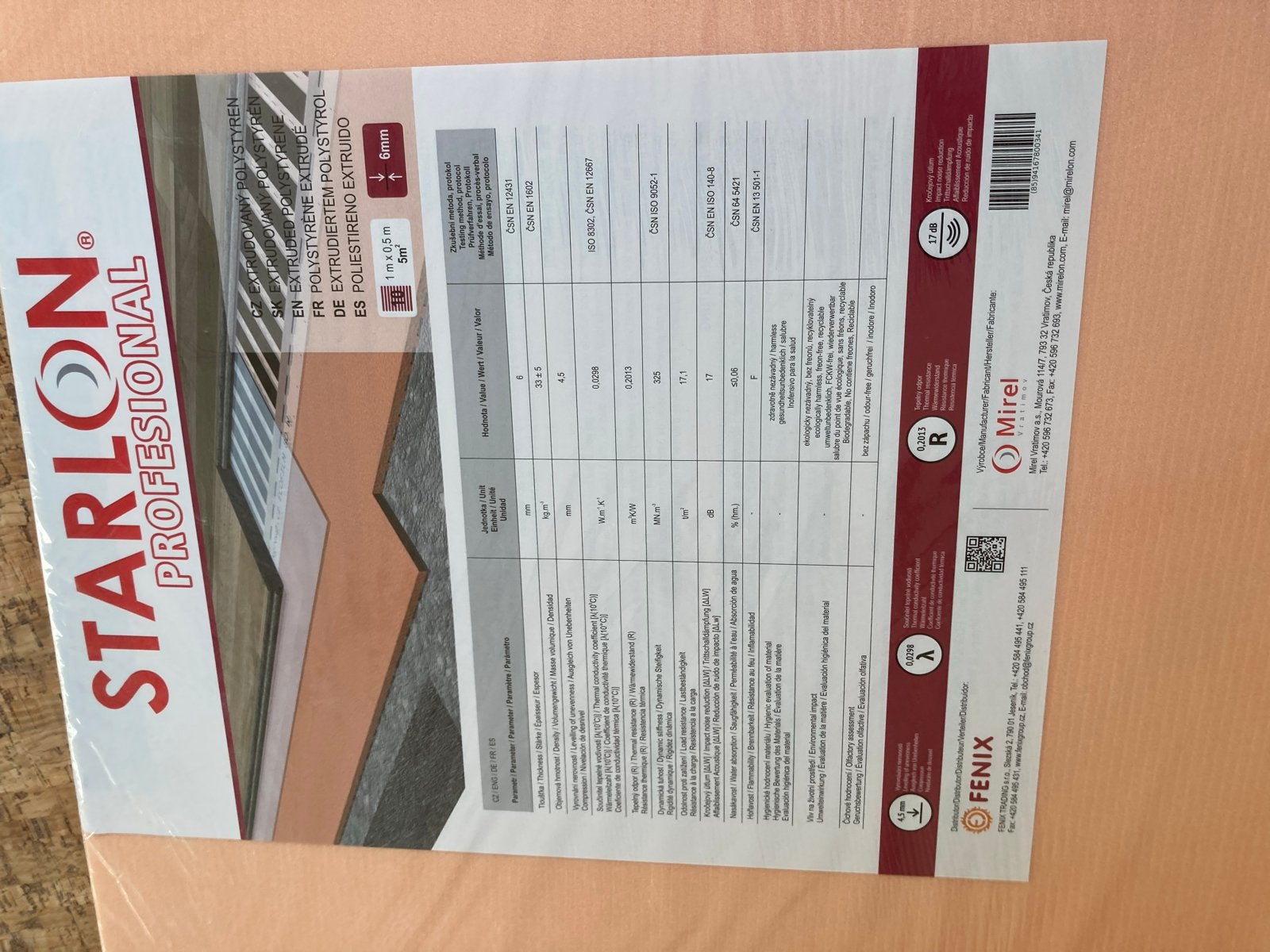 10m2 Starlon Professional xps ondervloer - 6mm dik, 5m², Ophalen, Overige materialen, 30 cm of meer, 50 tot 150 cm