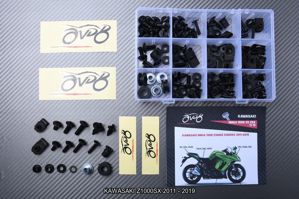 Kuip bouten set voor KAWASAKI Z1000SX 2011 - 2019, Verzenden, Nieuw