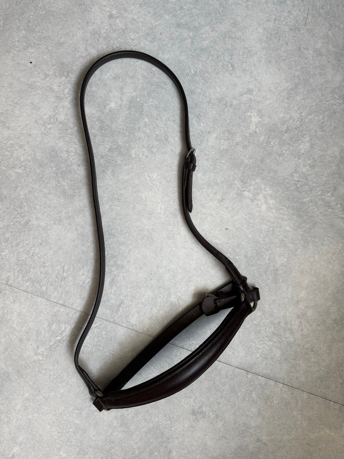 Shires lage neusriem cob bruin, Ophalen of Verzenden, Bruin, Cob