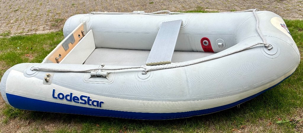 Lodestar bijboot met Suzuki 2,5 pk, Ophalen, Airdeck, Peddels, 2 pk