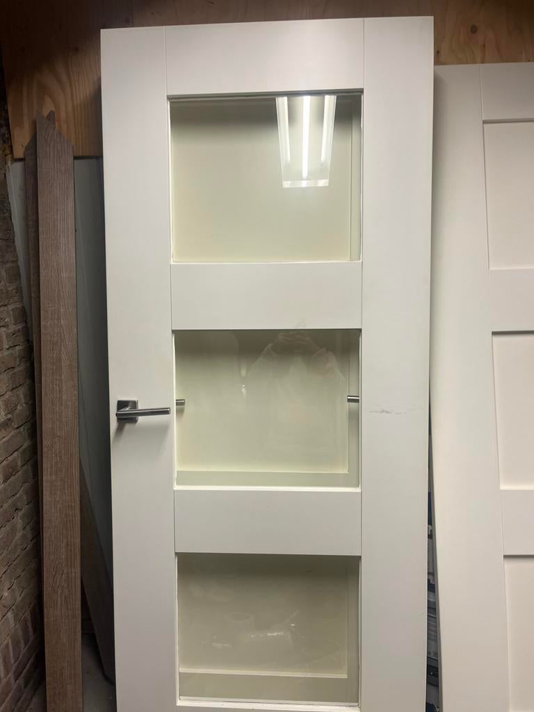 Deuren, Ophalen, Binnendeur, 200 tot 215 cm, Glas
