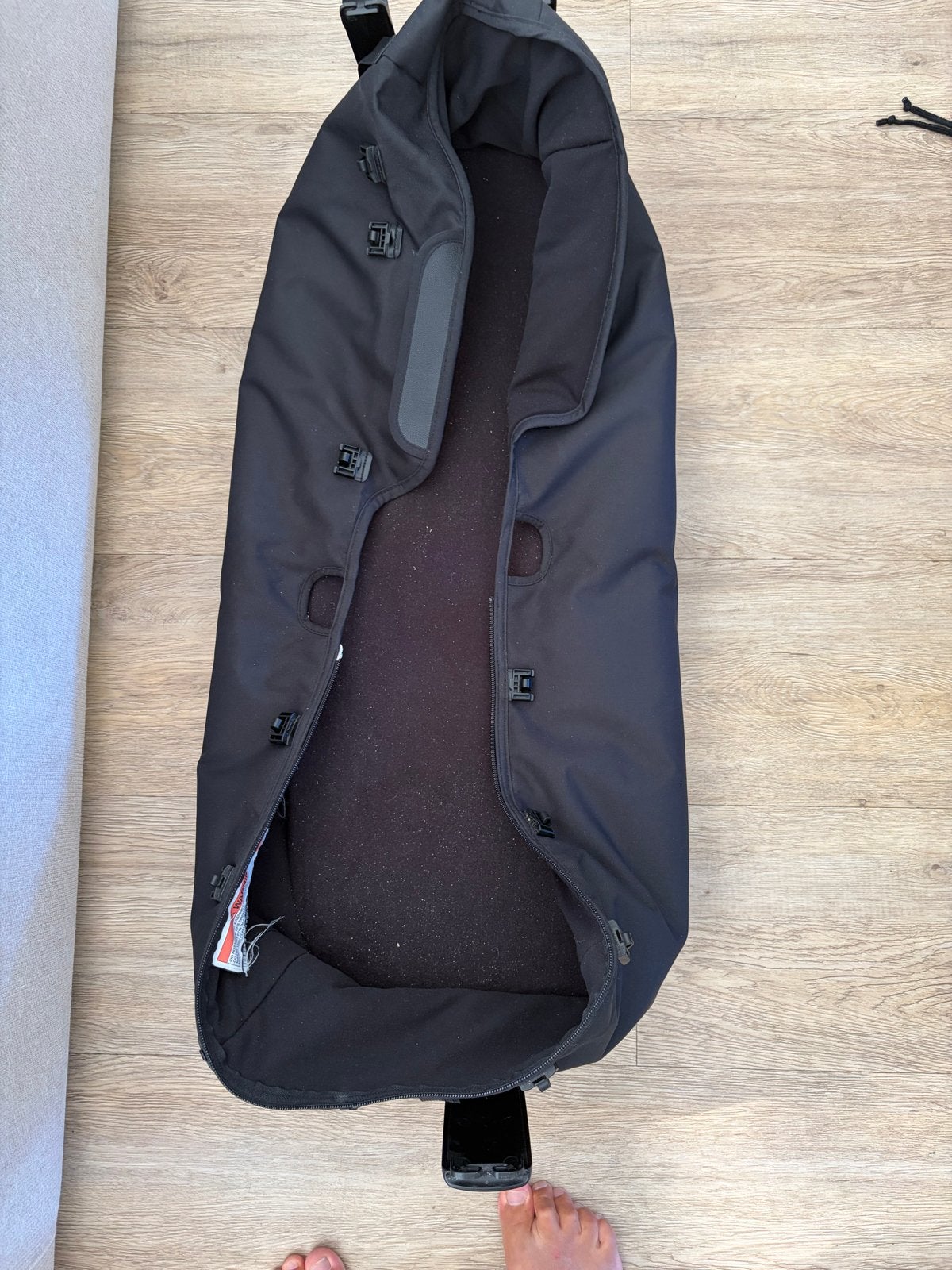 Bugaboo voetenzak - Zwart, Ophalen, Zo goed als nieuw, Kinderwagen, Bugaboo