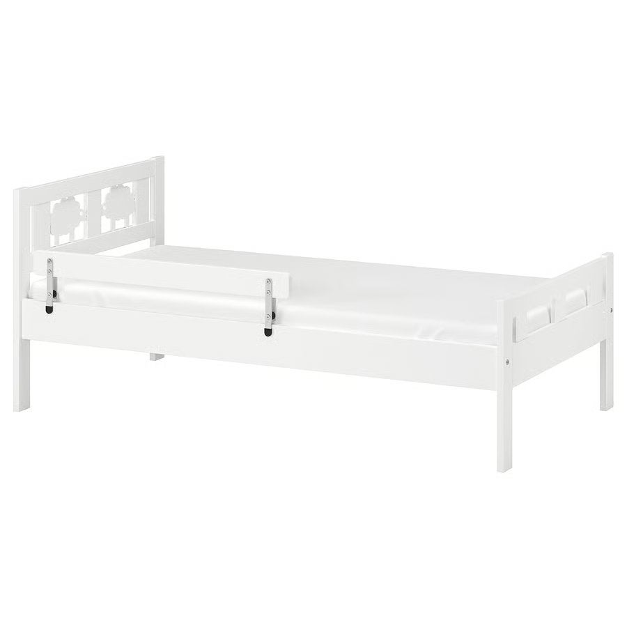 Kinderbed met dubbele matras, Ophalen, 70 tot 85 cm, Zo goed als nieuw, Matras