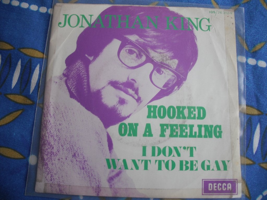 Jonathan King - Hooked on a feeling., Ophalen of Verzenden, Zo goed als nieuw, Pop