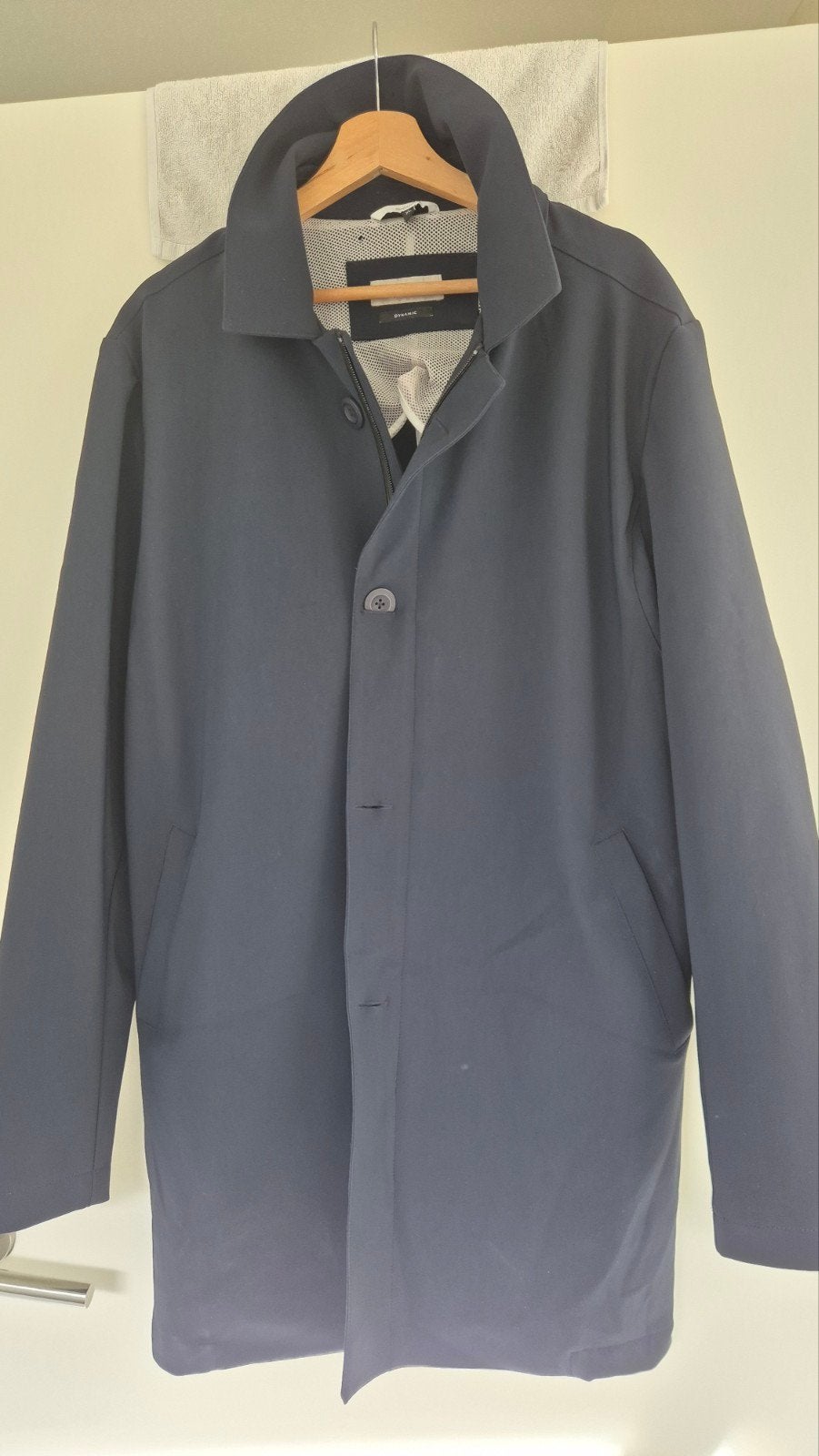 ZGAN! GENTILUOMO HEREN LANGE JAS OVERJAS BLAUW MT XL, Blauw, Maat 56/58 (XL), Ophalen of Verzenden, Zo goed als nieuw