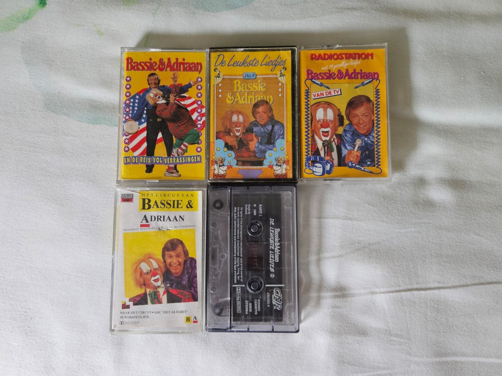 Bassie & Adriaan cassettebandjes, Ophalen of Verzenden, Gebruikt, Kinderen en Jeugd, Origineel