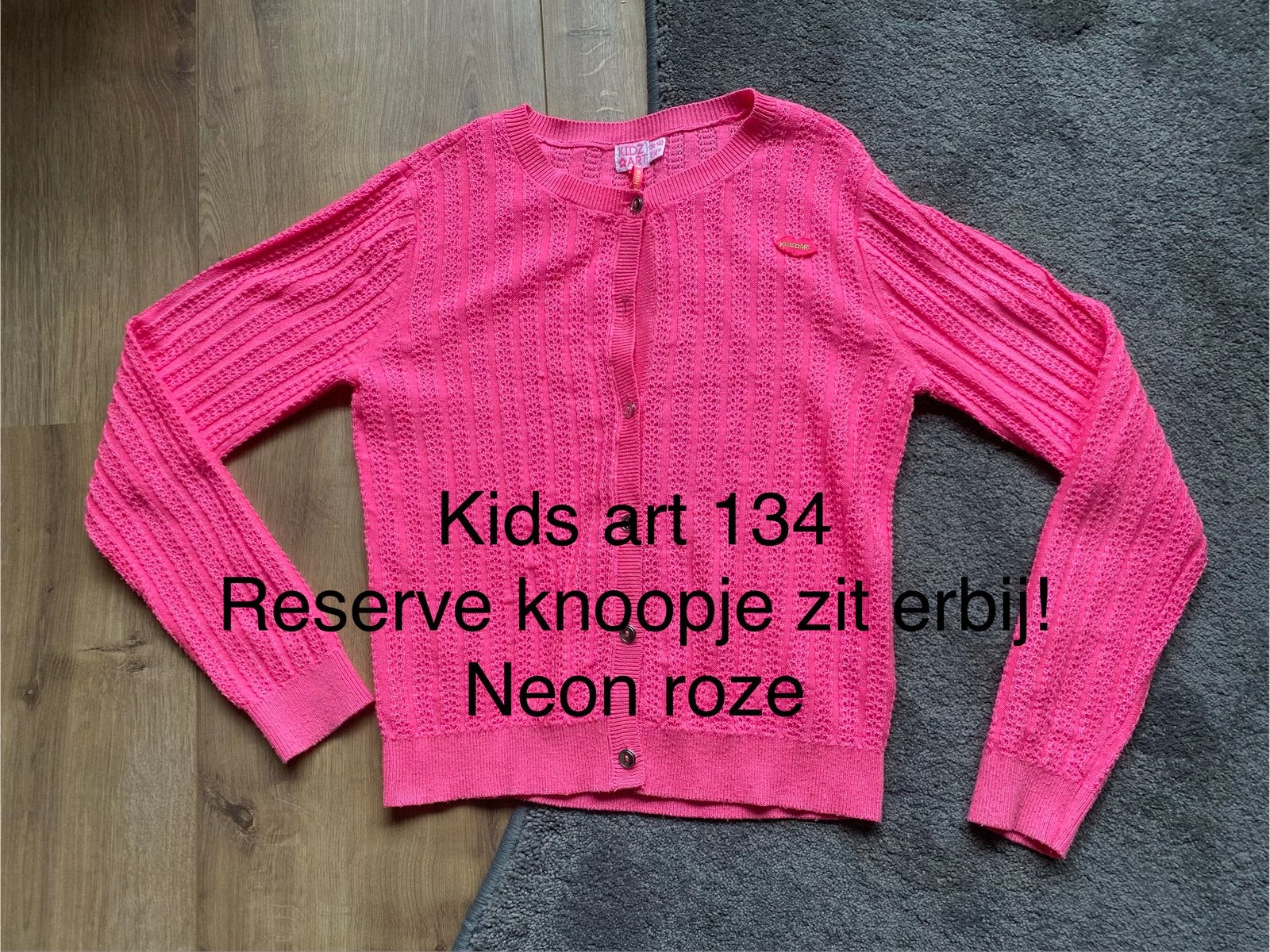 Kidz art vestje 134, Ophalen of Verzenden, Meisje, Trui of Vest