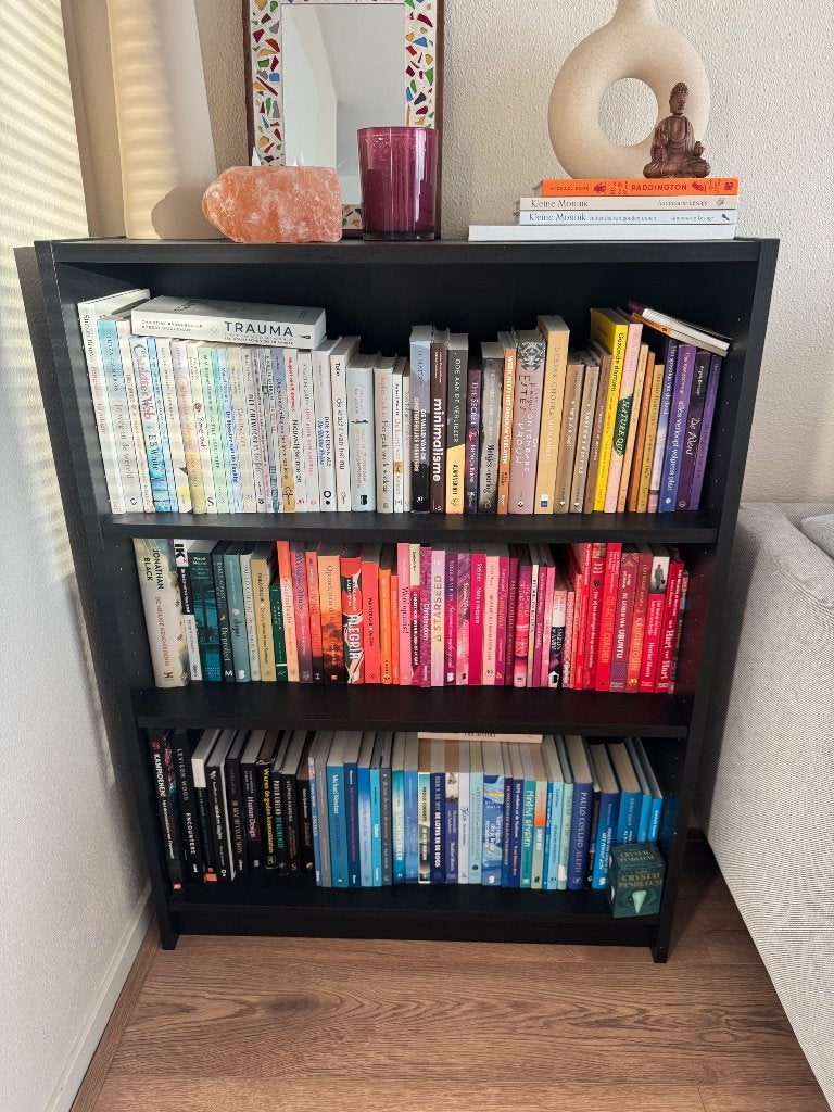 Boekenkast IKEA Billy zwart, Ophalen, 100 tot 150 cm, 50 tot 100 cm, Zo goed als nieuw