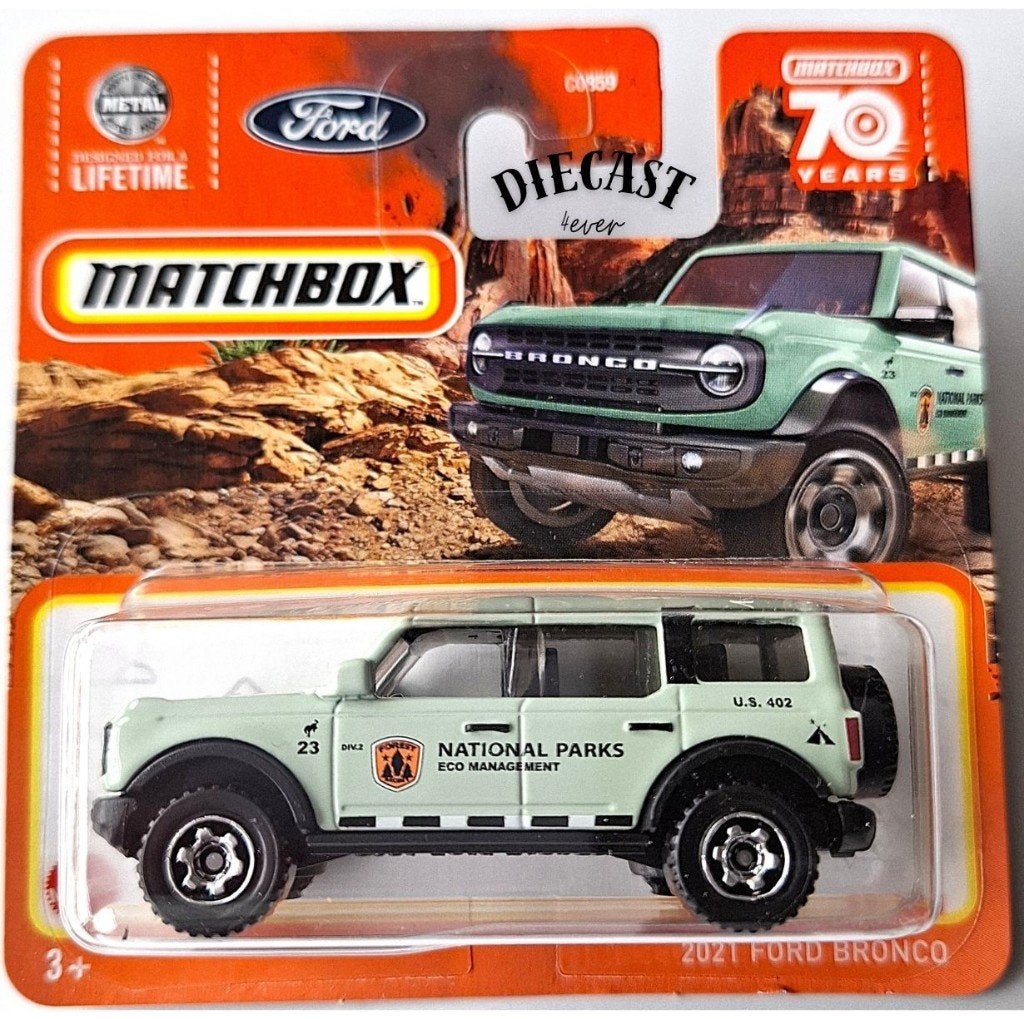 Matchbox 2021 Ford Bronco, Ophalen, Nieuw, Auto