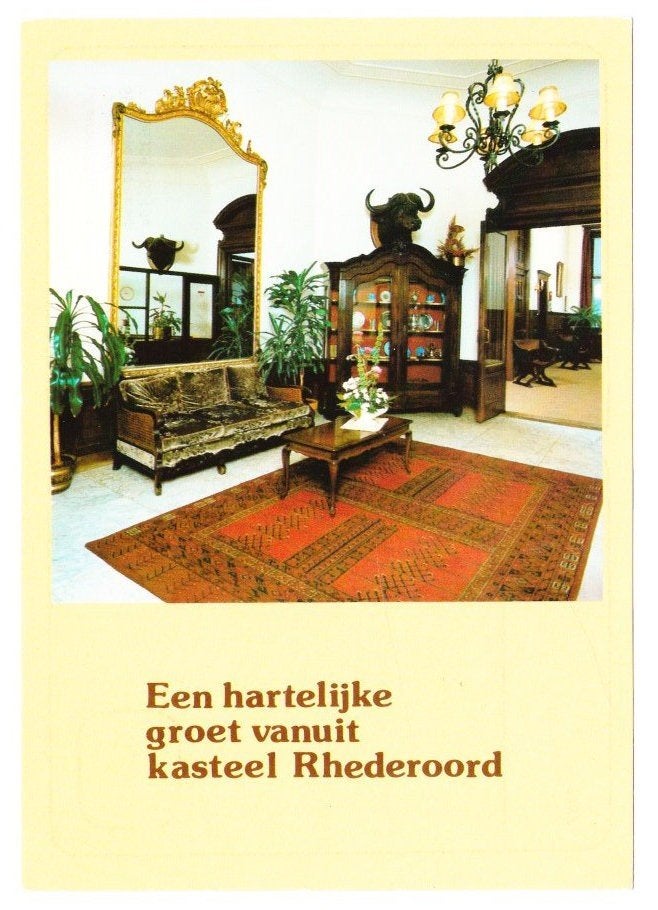 De Steeg Kasteel Rhederoord Gelopen Ansichtkaart (B2719 ), Ophalen of Verzenden, 1960 tot 1980, Gelopen, Gelderland