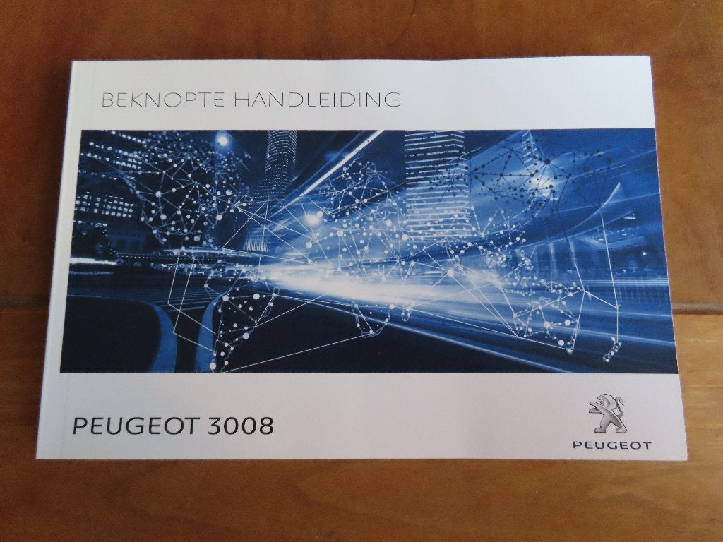 Instructieboek Peugeot 3008 11-2016 incl. audio/navigatie, Ophalen of Verzenden