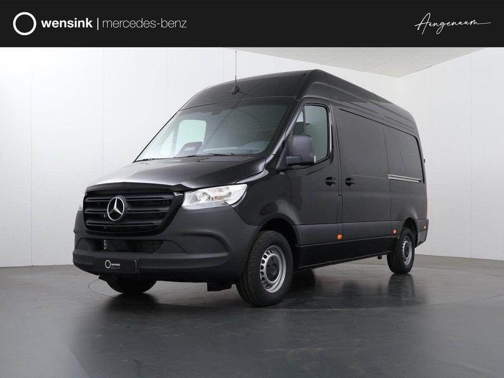 Mercedes-Benz Sprinter 317 CDI L2 H2 RWD PRO | Achteruitrijc, Auto's, 2202 kg, Euro 6, 4 cilinders, Zwart