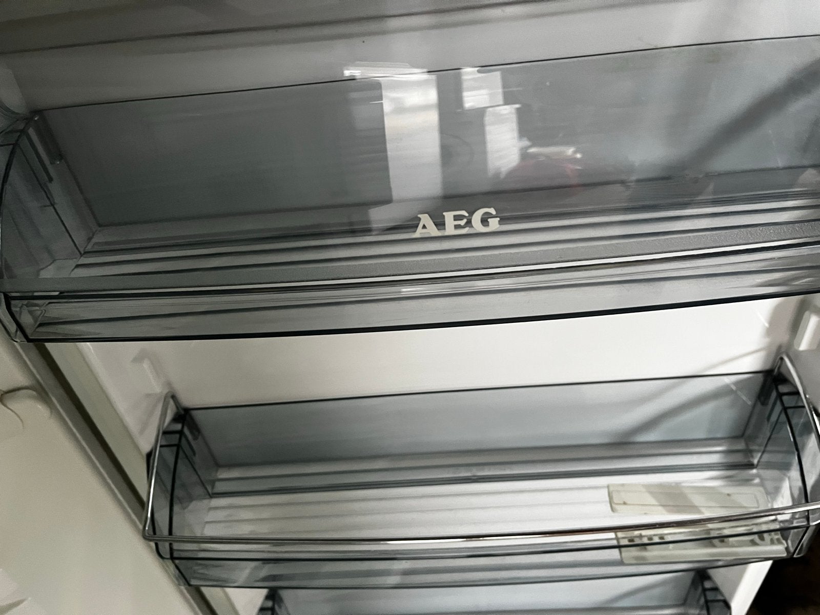 AEG Koelkast met vriesvak - Gebruikt, Witgoed en Apparatuur, Ophalen, 150 tot 200 liter, Gebruikt, 60 cm of meer