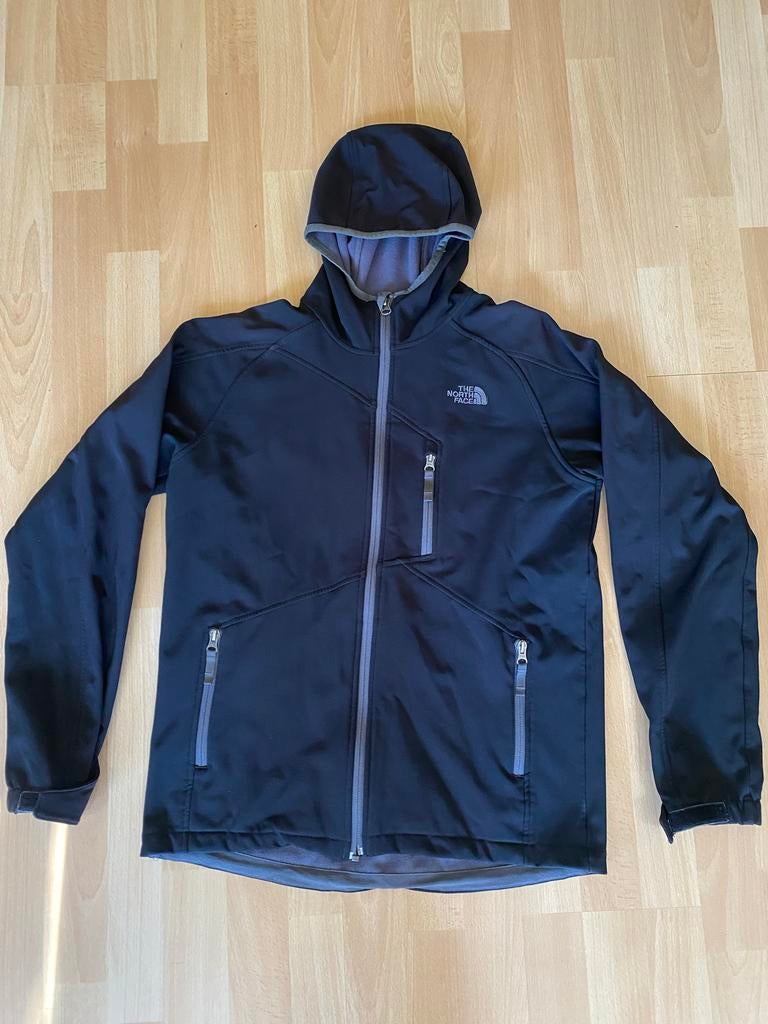 The North Face Softshell Jas Zwart voor Jongens XL, Ophalen, Gebruikt, Jongen, Jas