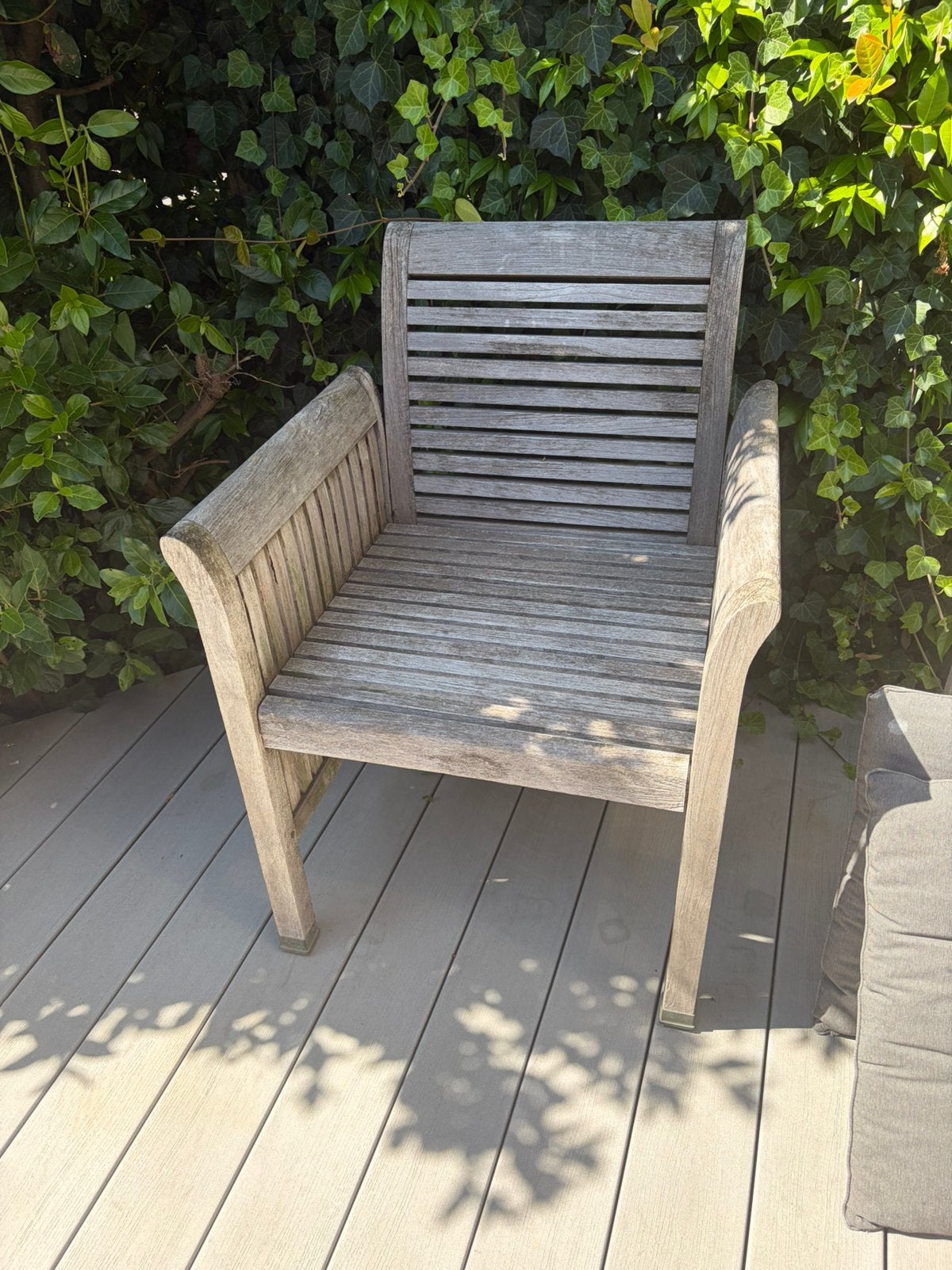 Teakhouten tuinstoel, Ophalen, Zo goed als nieuw, Teakhout