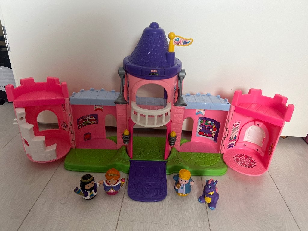 Kasteel speelgoed prinses poppenspeelgoed Fischer price, Ophalen, Speelset