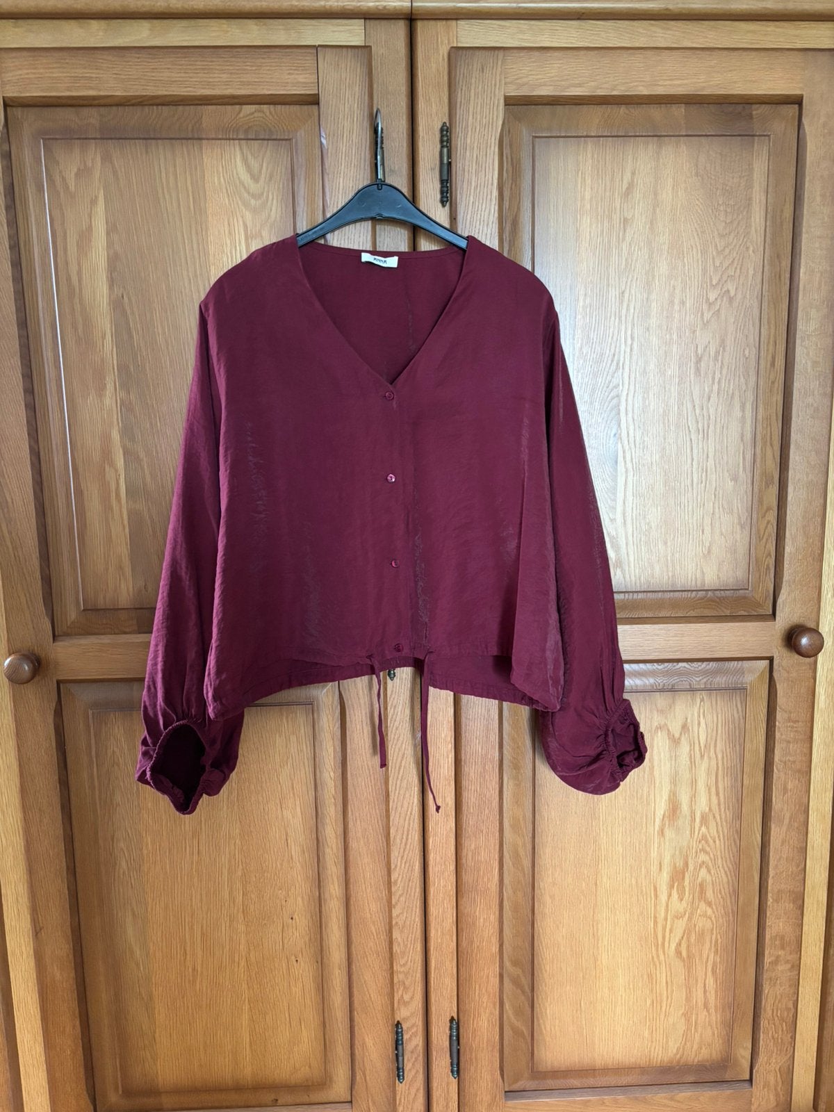 Blouse van ANNA van Toor maat XXL bordeaux rood, Kleding | Dames, Verzenden, Zo goed als nieuw, Maat 46/48 (XL) of groter, Rood