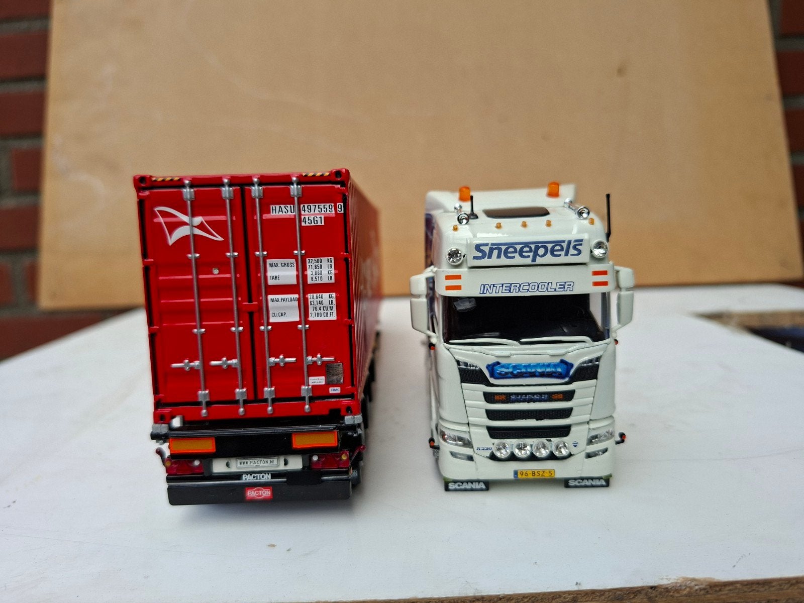 tekno Scania R530 Sneepels, Ophalen of Verzenden, Zo goed als nieuw, Bus of Vrachtwagen, Tekno