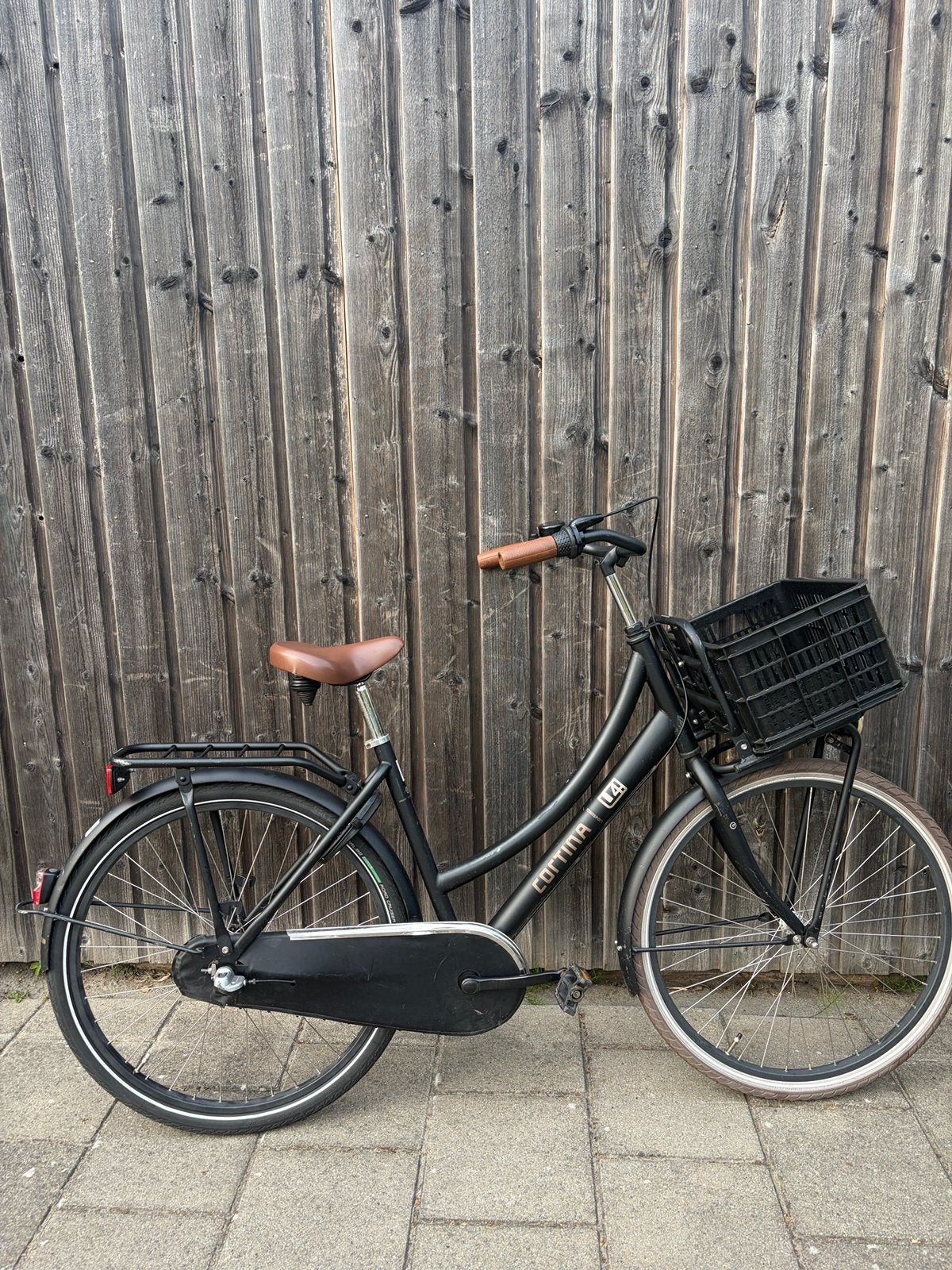 Cortina u4 zwart 26 inch met 3 versnellingen, Fietsen en Brommers, Fietsen | Meisjes, Terugtraprem, Gebruikt, Versnellingen, Ophalen
