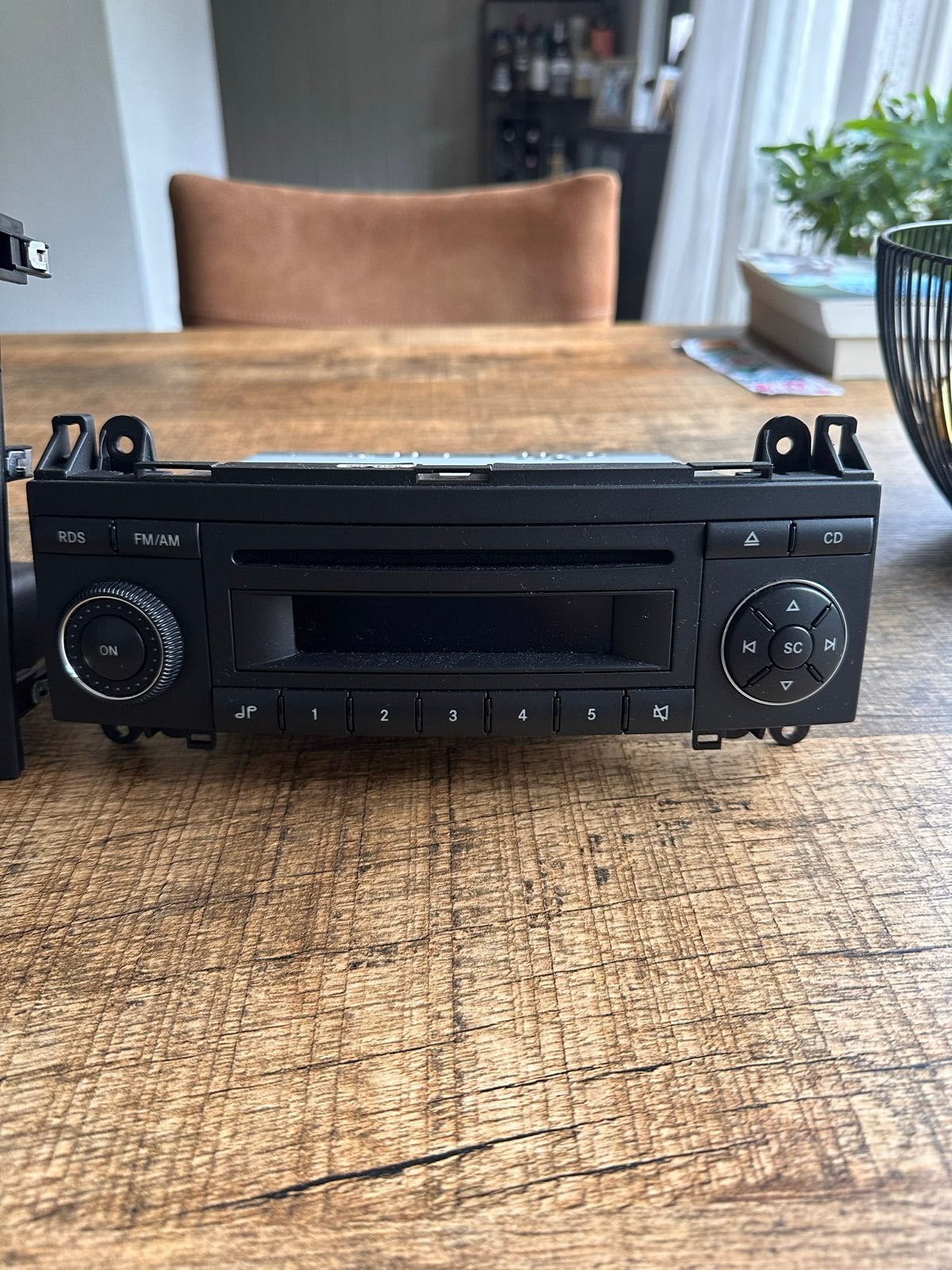 Mercedes-Benz Radio CD-speler met frame, Ophalen of Verzenden, Gebruikt