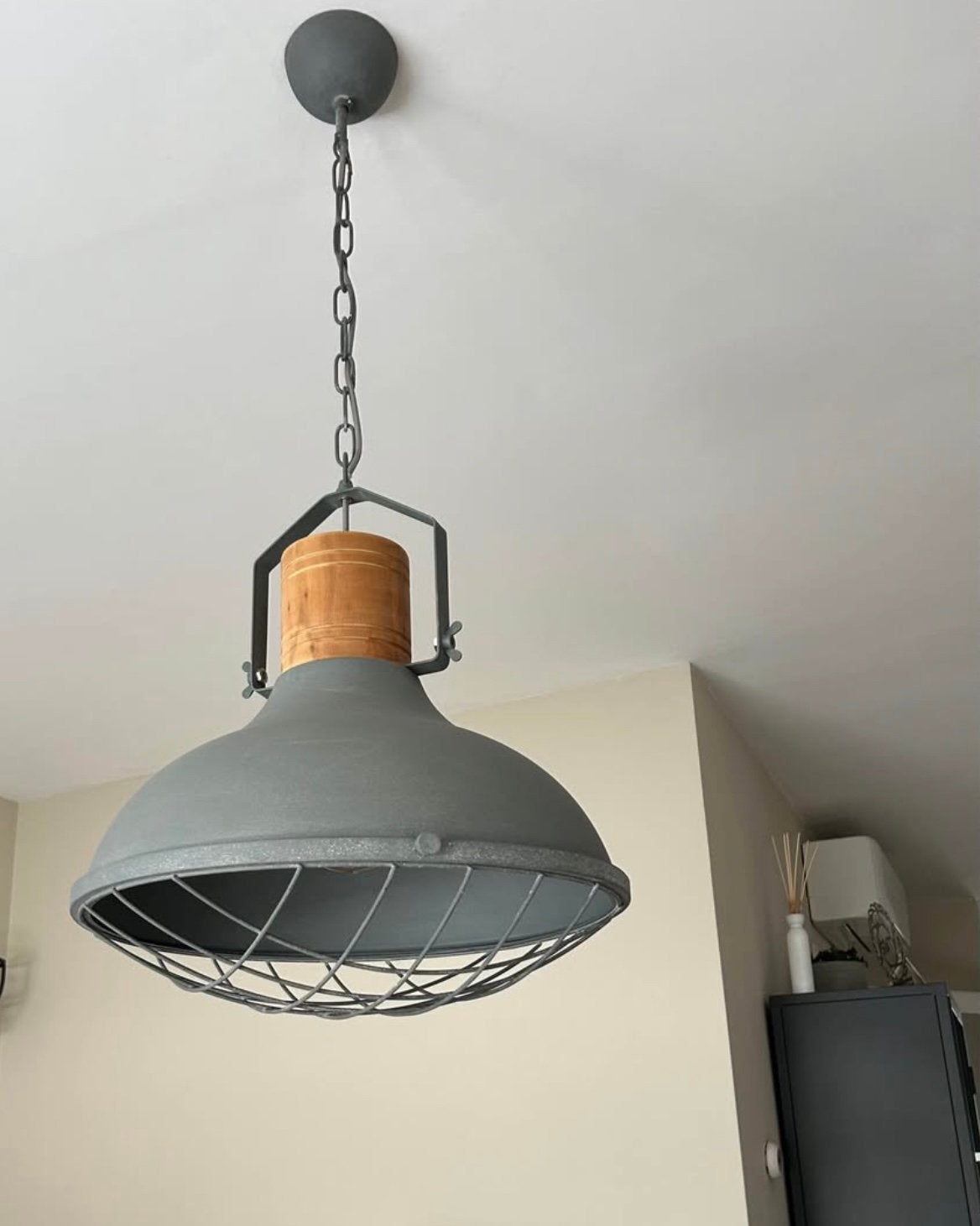 Hanglamp, Ophalen, Zo goed als nieuw, Metaal, E27 (groot)
