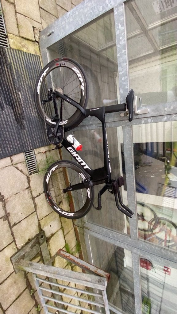 Tijdrit fiets giant trinity L, Ophalen, Carbon, 10 tot 15 versnellingen, Giant