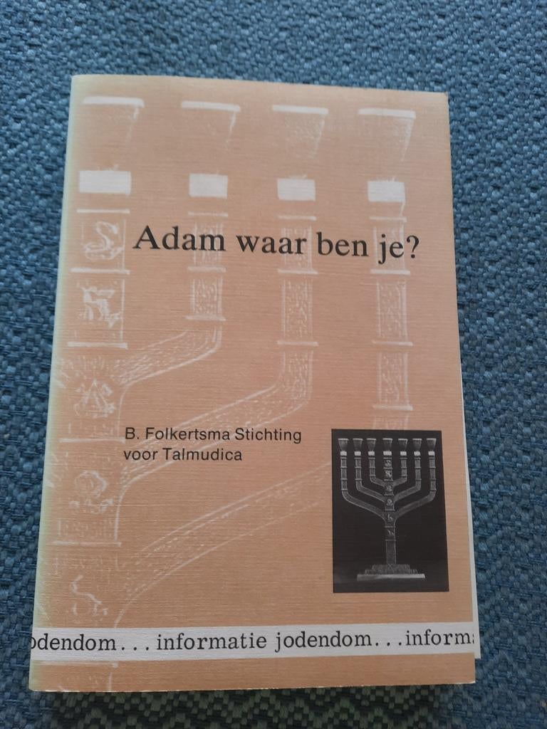 Adam waar ben je? - B. Folkertsma Stichting, Boeken, Ophalen of Verzenden