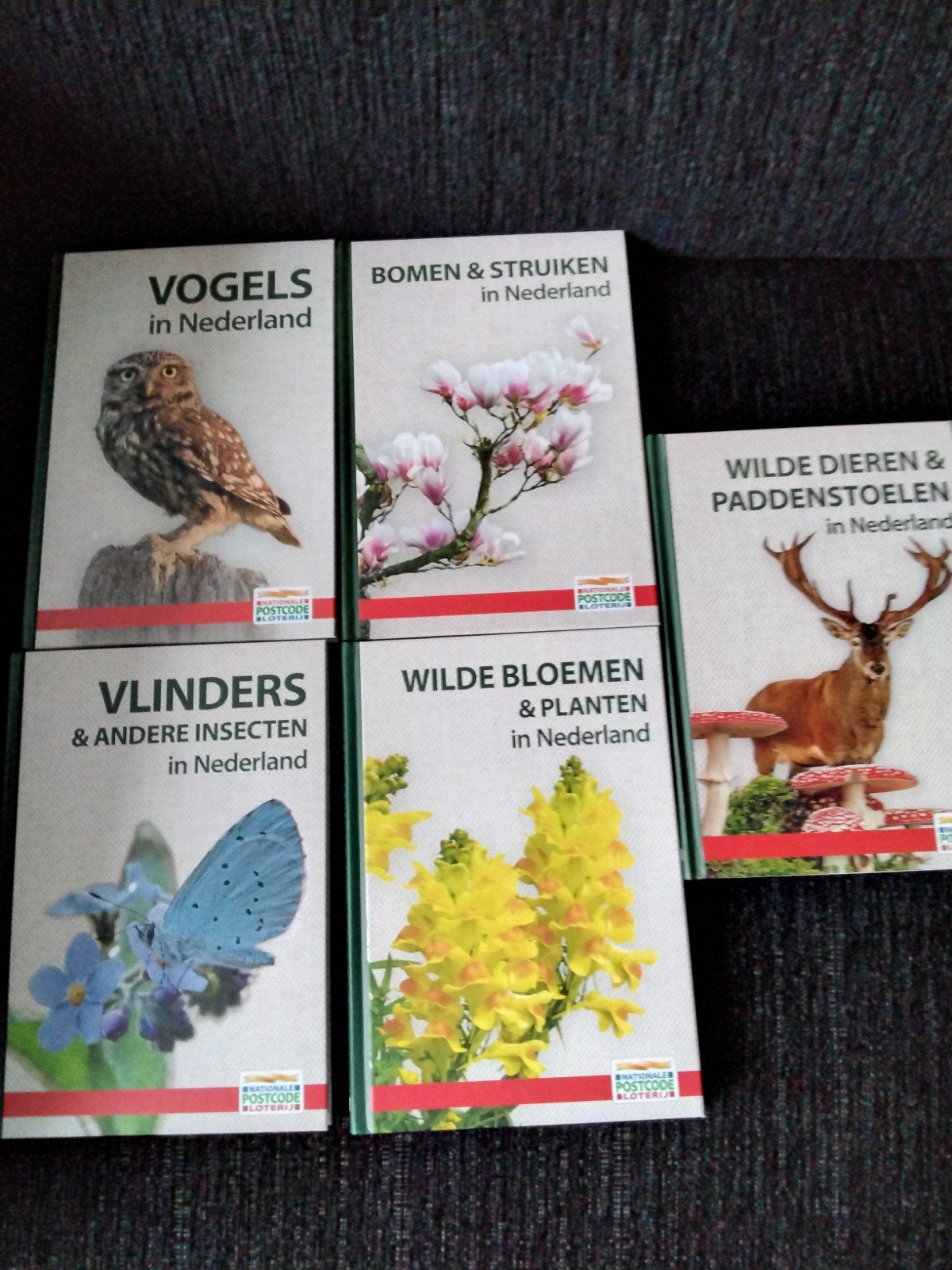 Natuurboeken: Vogels, Bomen, Vlinders, Bloemen, Dieren, Ophalen of Verzenden, Zo goed als nieuw, Natuur algemeen, Nationale Postcode Loterij
