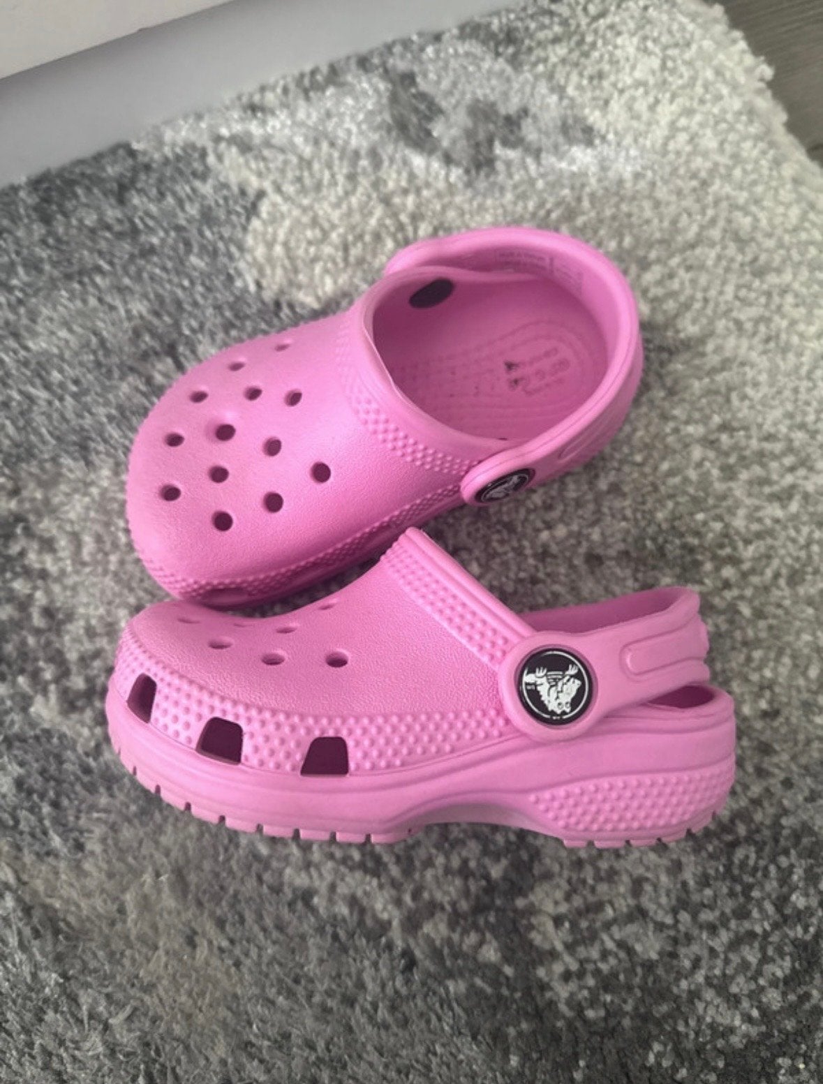 Roze Crocs voor kinderen - Maat 22-23, Ophalen, Gebruikt, Meisje